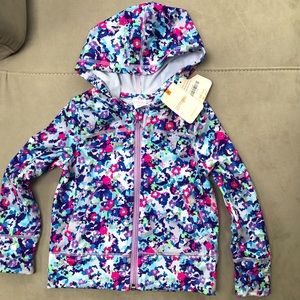 Sweet Gymgo floral Spring jacket. Water repellent breathable fabric 2T